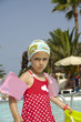 Child by pool Child by pool