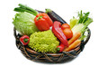 Vegetables in the basket