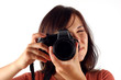 woman with camera