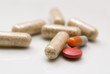 Photo: pills over white pills over white