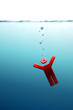 drowning man