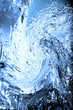 blue water drop for background