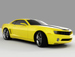 yellow sports car