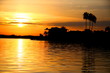 house on the water during sunset, florida 3 house on the water during sunset, florida 3