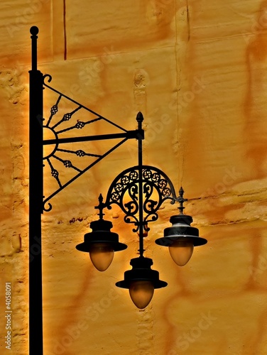 Old lamp post