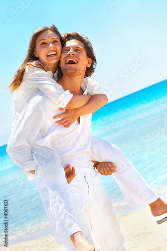 Couple Playing Around