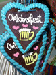 Lebkuchenherzen auf dem Oktoberfest in München