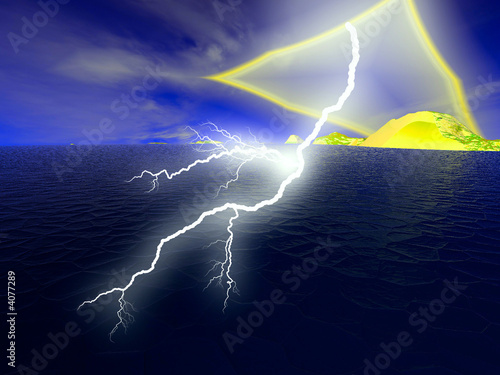 Illustration: Storms with lightening illustrations Storms with lightening illustrations