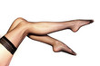 Woman Legs in Nylons