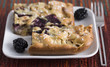 Blackberry and apple pie