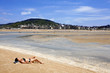 bronzage sur la côte normande