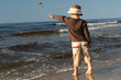 little boy on a beach