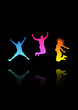Happy jumping People Happy jumping People