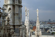 Foto: Weitblick über Milano vom Dom aus Weitblick über Milano vom Dom aus