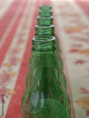 Bottles in a row