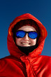 Girl in winter clothing