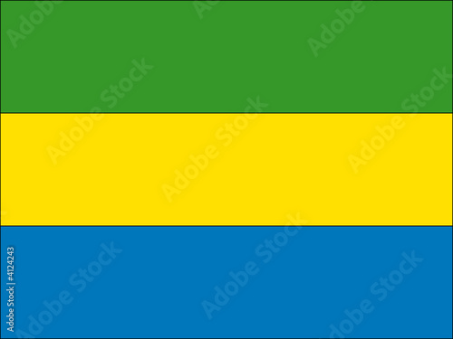 Drapeau Gabon Drapeau Gabon
