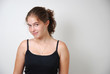 Jeune fille malicieuse
