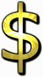 3d dollar symbol vektor