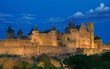 Images : Carcassonne anocheciendo