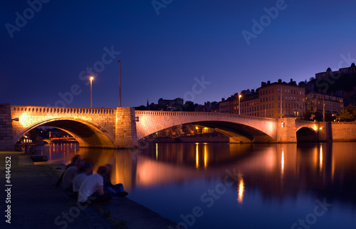 Dusk in Lyon Dusk in Lyon