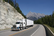 Truck on the road