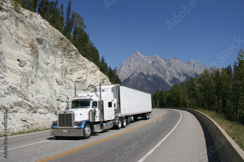 Photo: Truck on the road Truck on the road