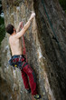 Male Rock Climber