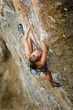 Female Rock Climbing