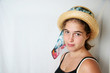 Jeune fille au chapeau de paille