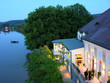 Balkon eines Luxusrestaurant in Tübingen Balkon eines Luxusrestaurant in Tübingen