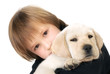 Foto: Child holding puppy Child holding puppy