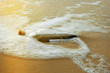 Message in a Bottle at Sunset