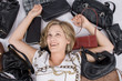 Handtaschen erfreuen das Frauenherz