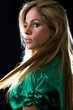Profile womans face
