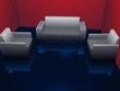 Simple Living Room - High Quality Reflections