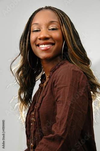 Photo: Young Woman Smiling Young Woman Smiling