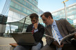 working business men