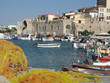 Heraklion port and harbour in island of Crete, Greece Heraklion port and harbour in island of Crete, Greece