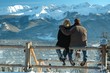 Couple in Tatra Mountains Couple in Tatra Mountains