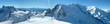 panoramique massif du mont blanc