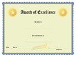 Blank award certificate form