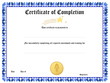 Blank award certificate form