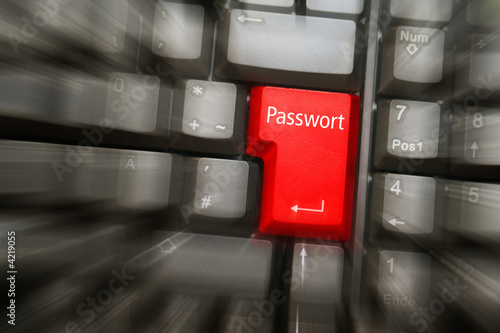 Keyboard mit Passwort-Taste