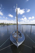 einsames Segelboot
