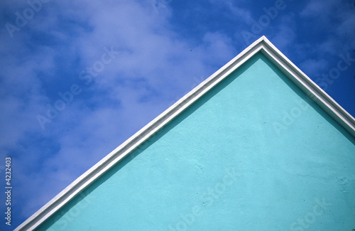 Pastel church in Bermuda