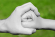 hand stops fist