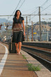 Woman leaving on a journey