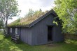 traditional turf roof house, Lofoten Islands, Norway traditional turf roof house, Lofoten Islands, Norway