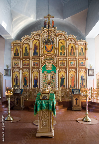 Russian Orthodox church in Murmansk, Russia - interior Russian Orthodox church in Murmansk, Russia - interior